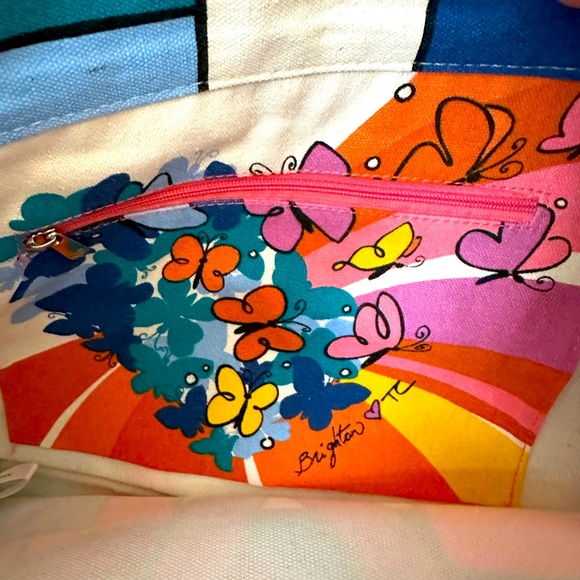 Brighton Love Canvas Tote NWOT - Picture 6 of 6